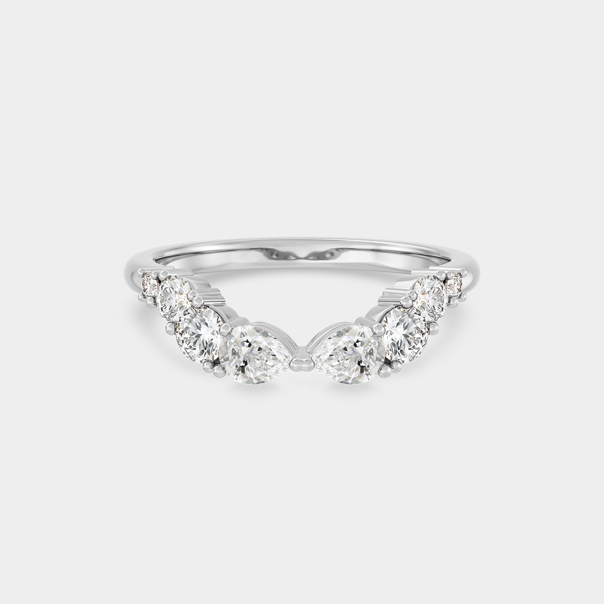Soft Crown of Pear & Round
