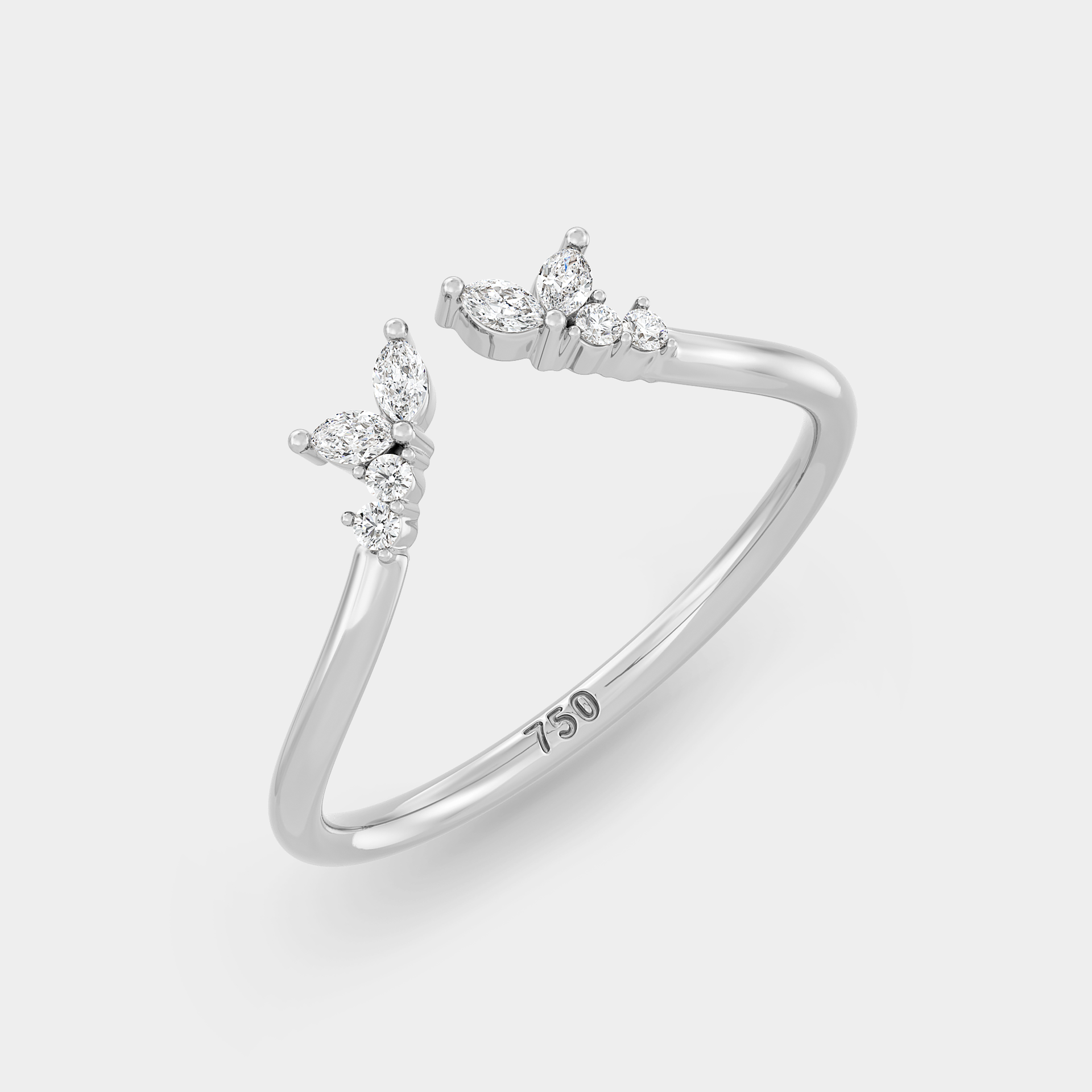 Split Crown of Marquise & Round