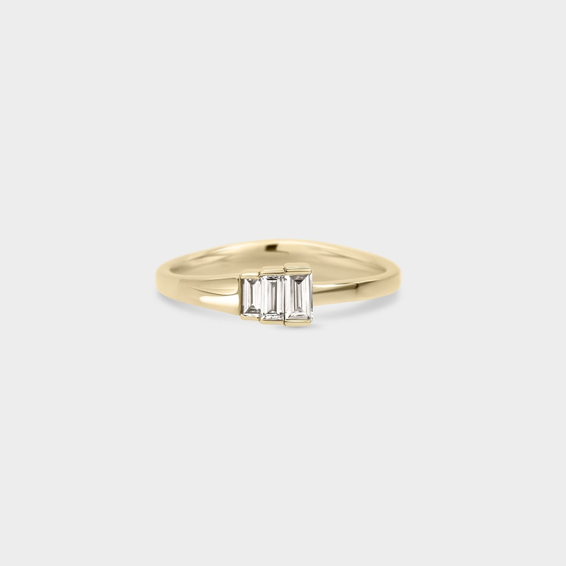 Baguette Tapered of White Diamond - Laher -