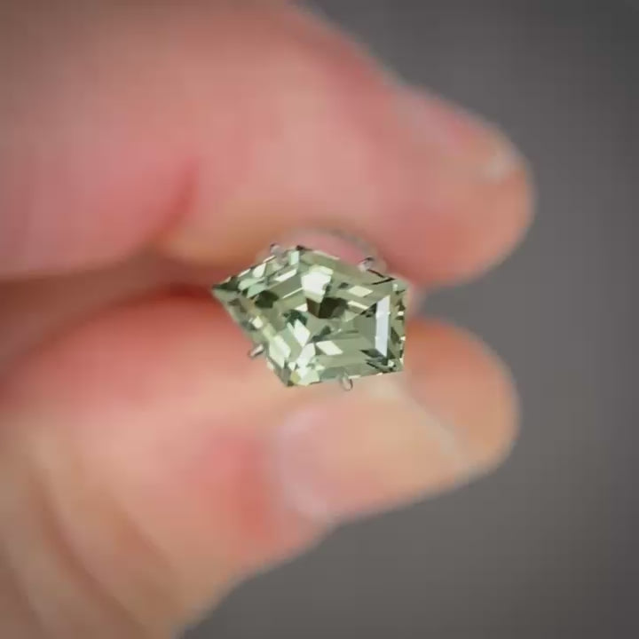 1.35ct Freeform Green Sapphire