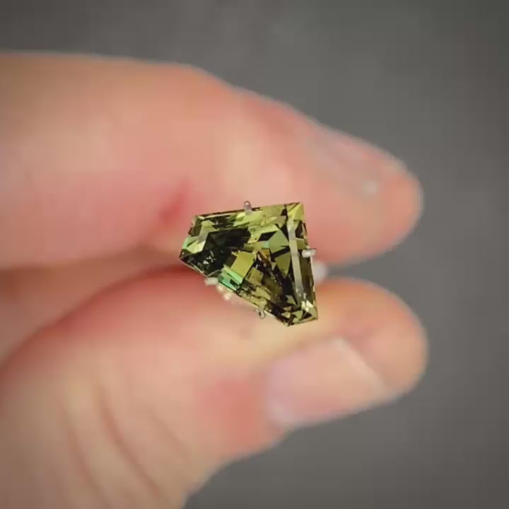 2.00ct Freeform Green Sapphire