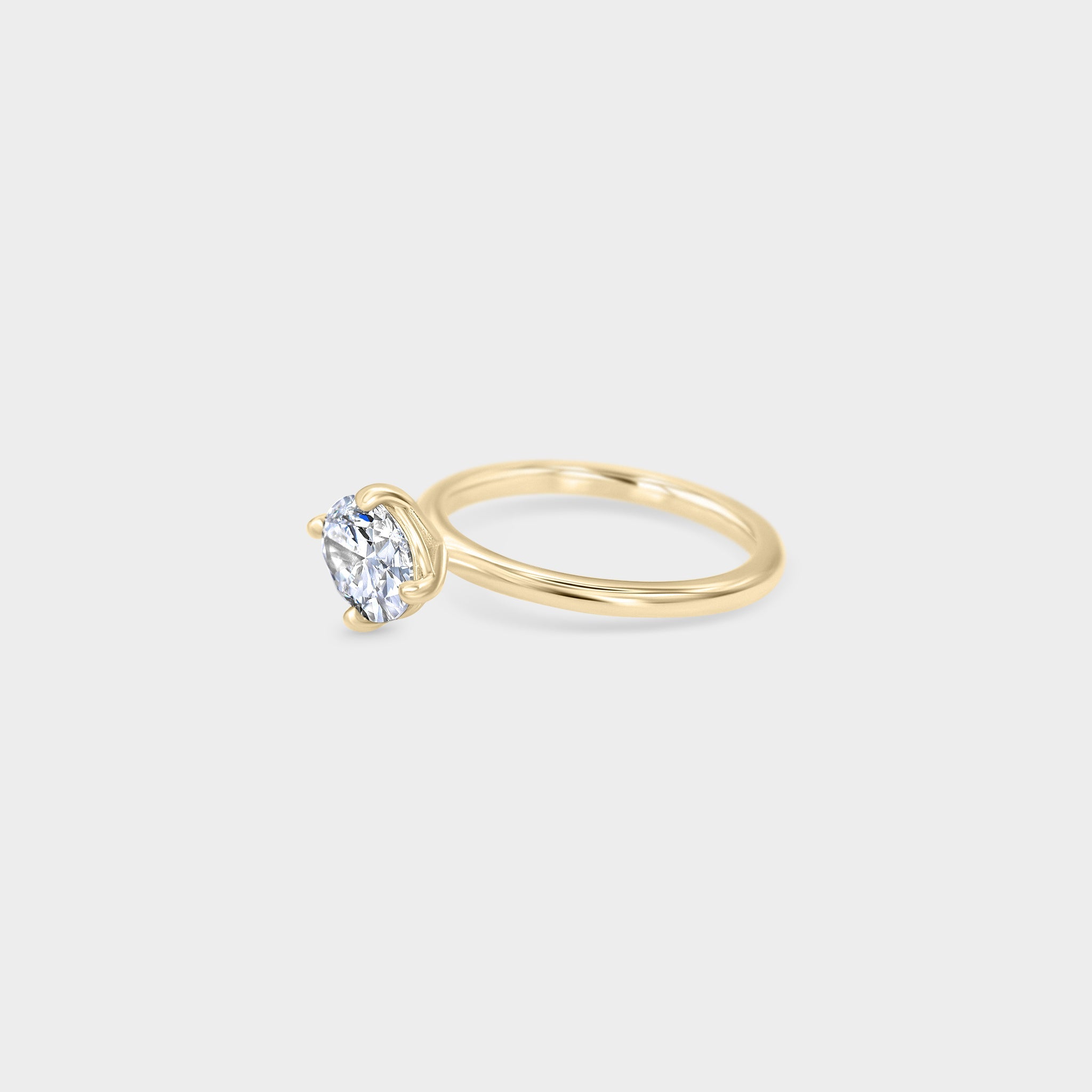East West Solitaire of Lab Grown Diamond - Laher -