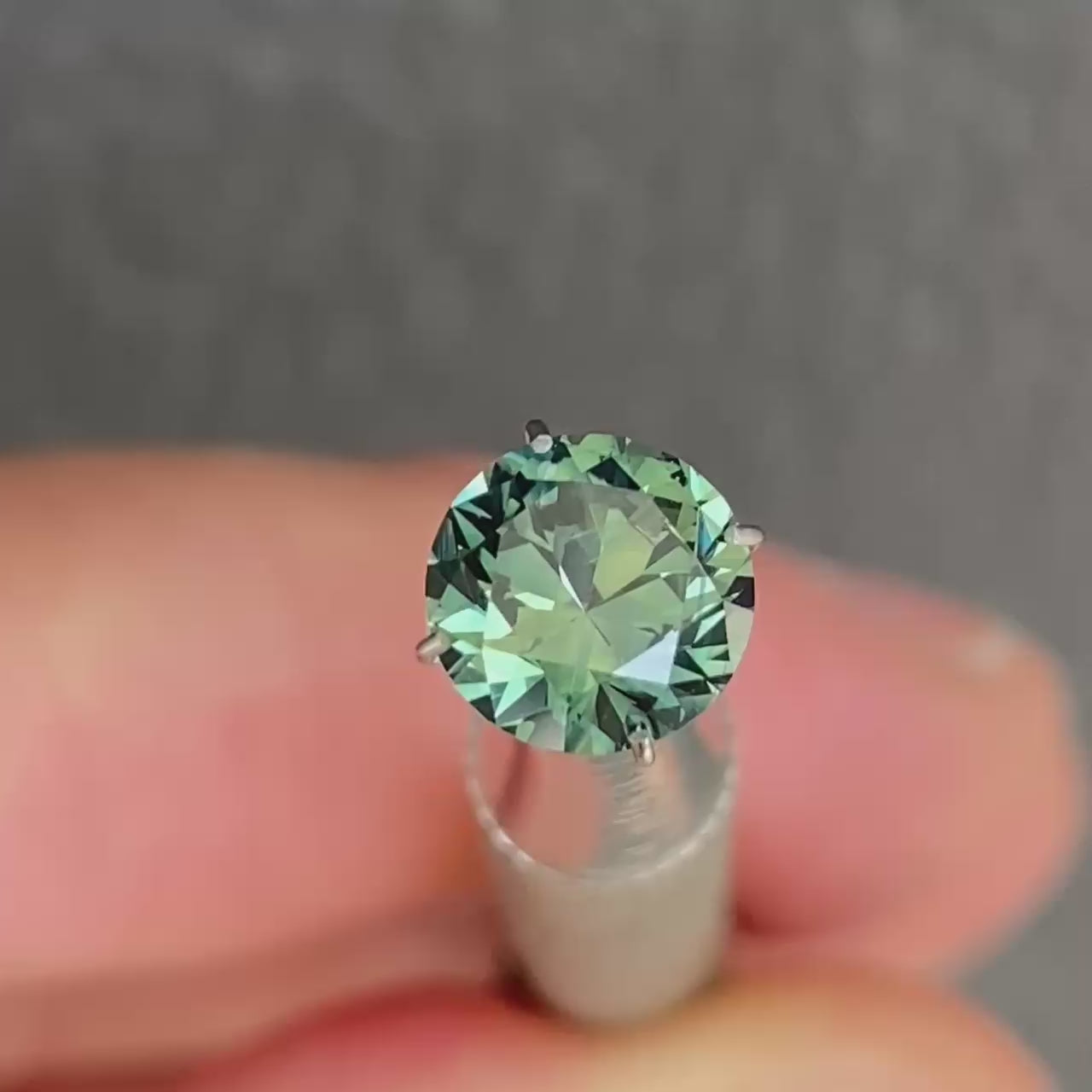 1.66ct Round Teal Sapphire