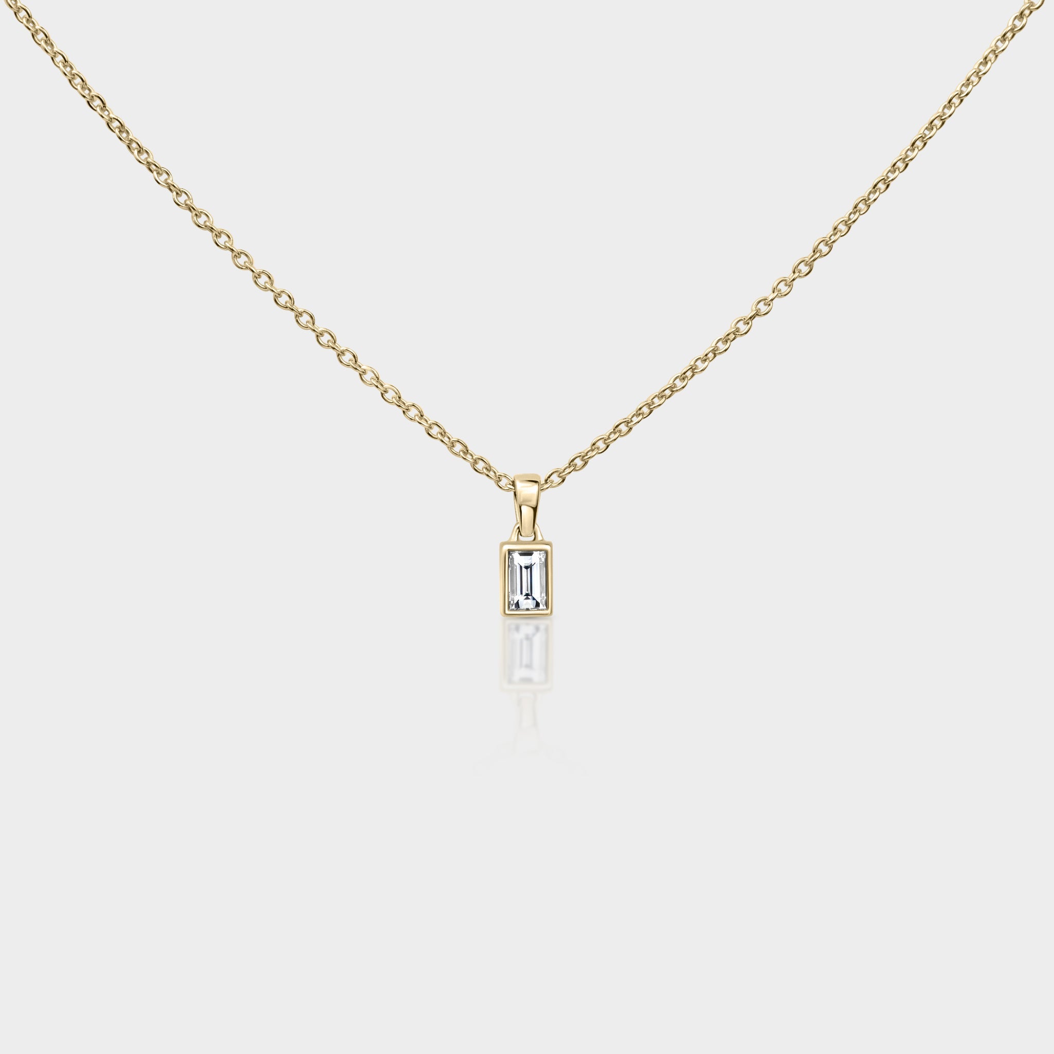 Fine Baguette Pendant - Laher -