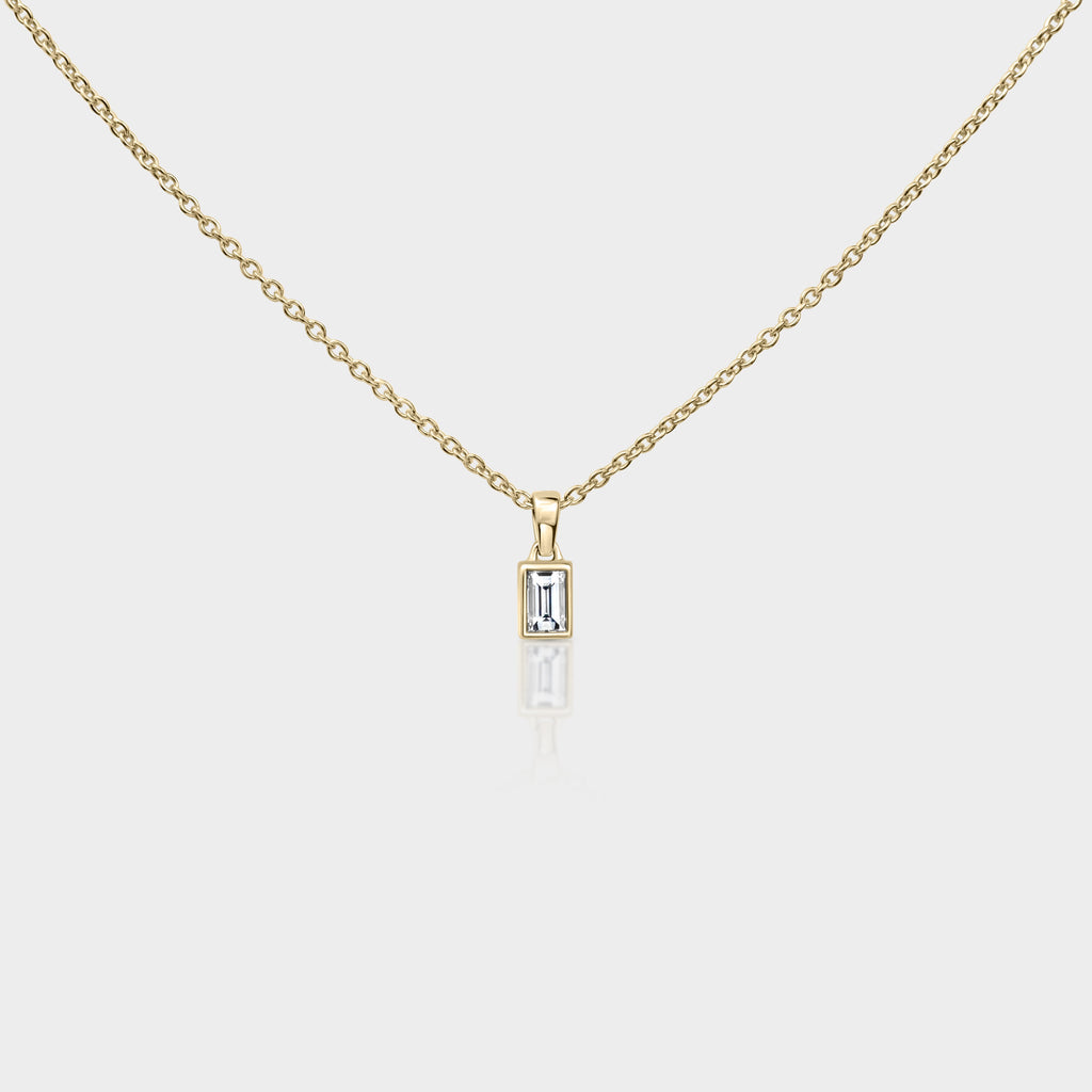 Fine Baguette Pendant - Laher -