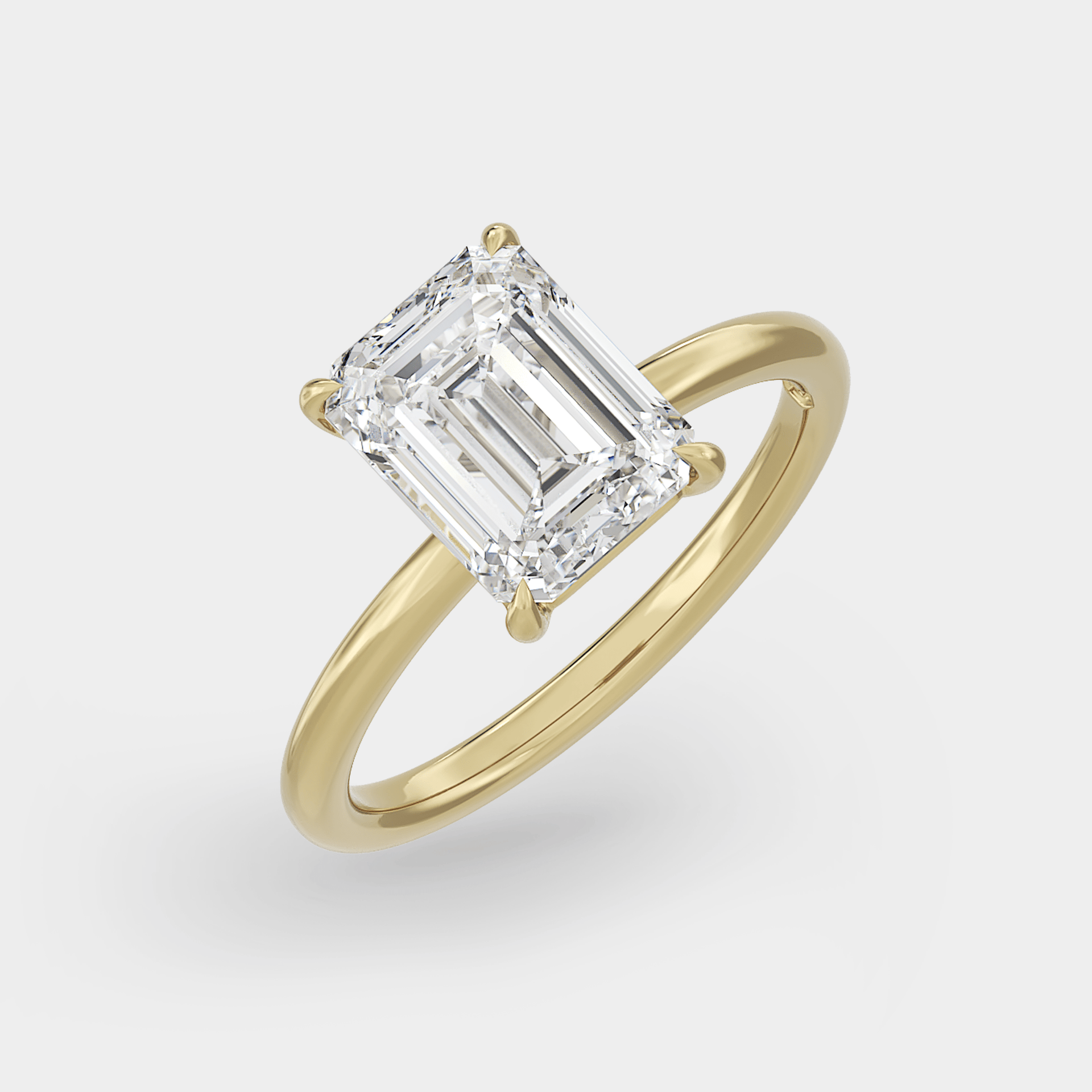 Solitaire of Emerald Diamond - Laher - 