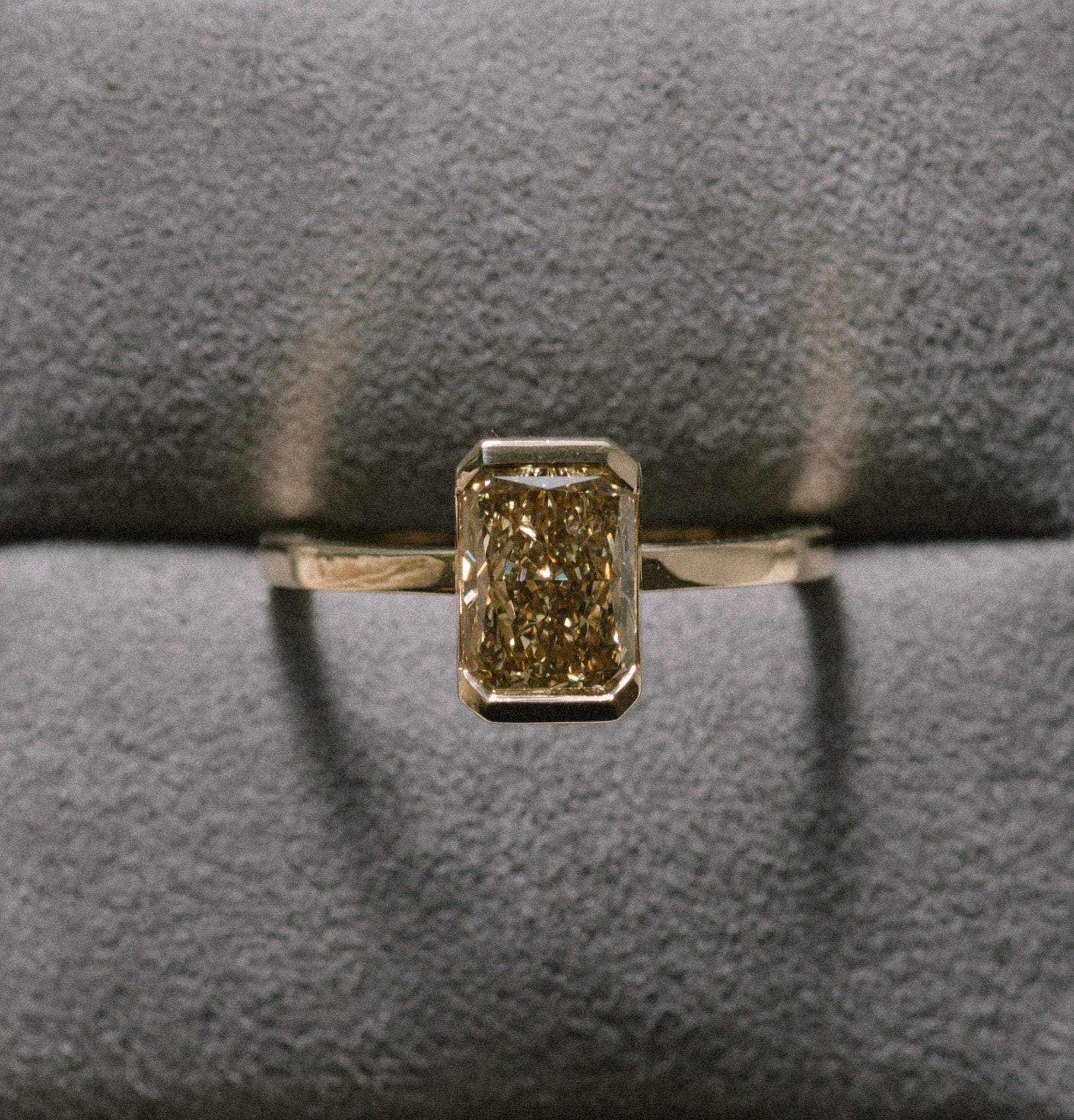 1.50ct Solitaire of Champagne/Warm Diamond - Laher -