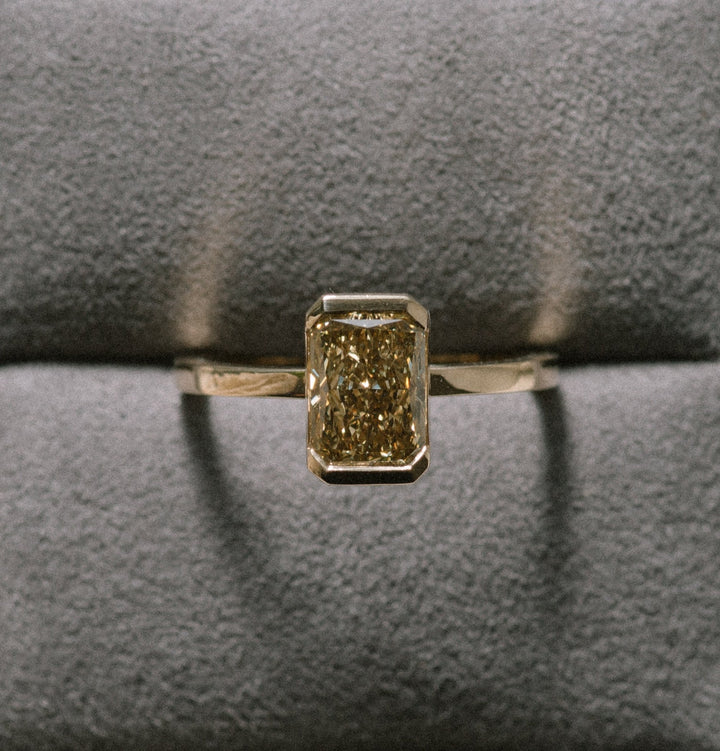 1.50ct Solitaire of Champagne/Warm Diamond - Laher -